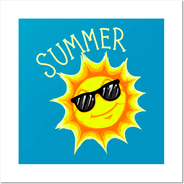 My Summer Tee Wall Art by WahyudiArtwork